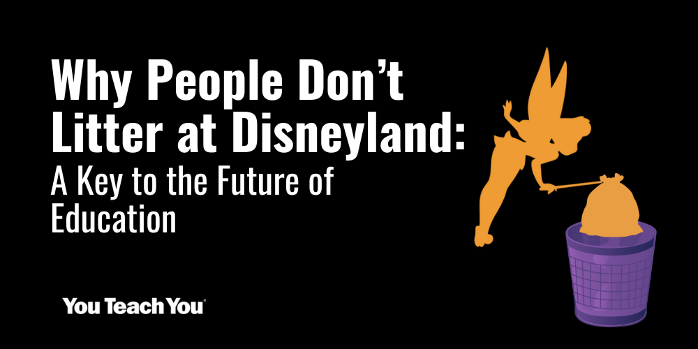 Why People Don’t Litter at Disneyland: A Key to the Future of Education